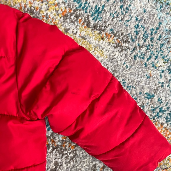 Gap kids 3T Red Hooded Puffer Jacket - Picture 6 of 6